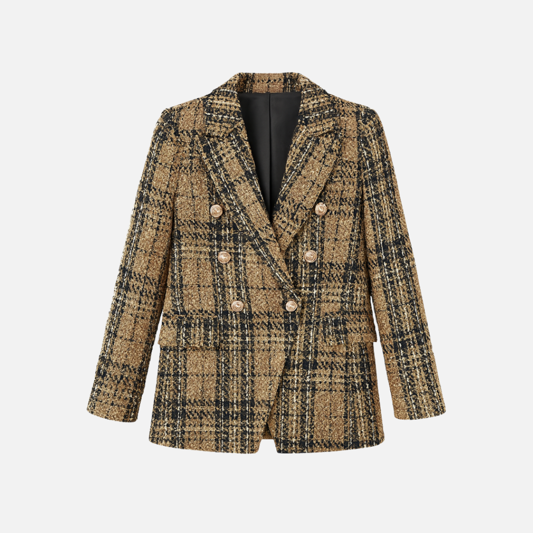 Women's Knitted Blazer Structured Lightweight Fit