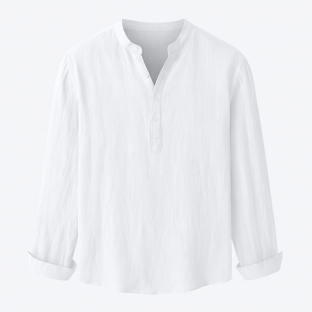 Men's Linen Shirt Long Sleeve