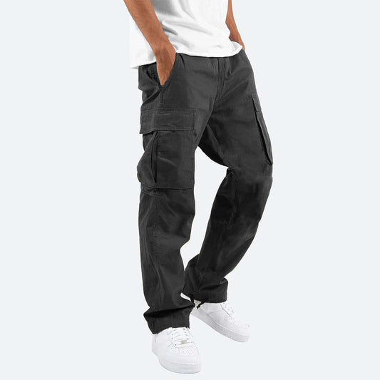 Men's Cargo Pants Green Size L Cotton 0