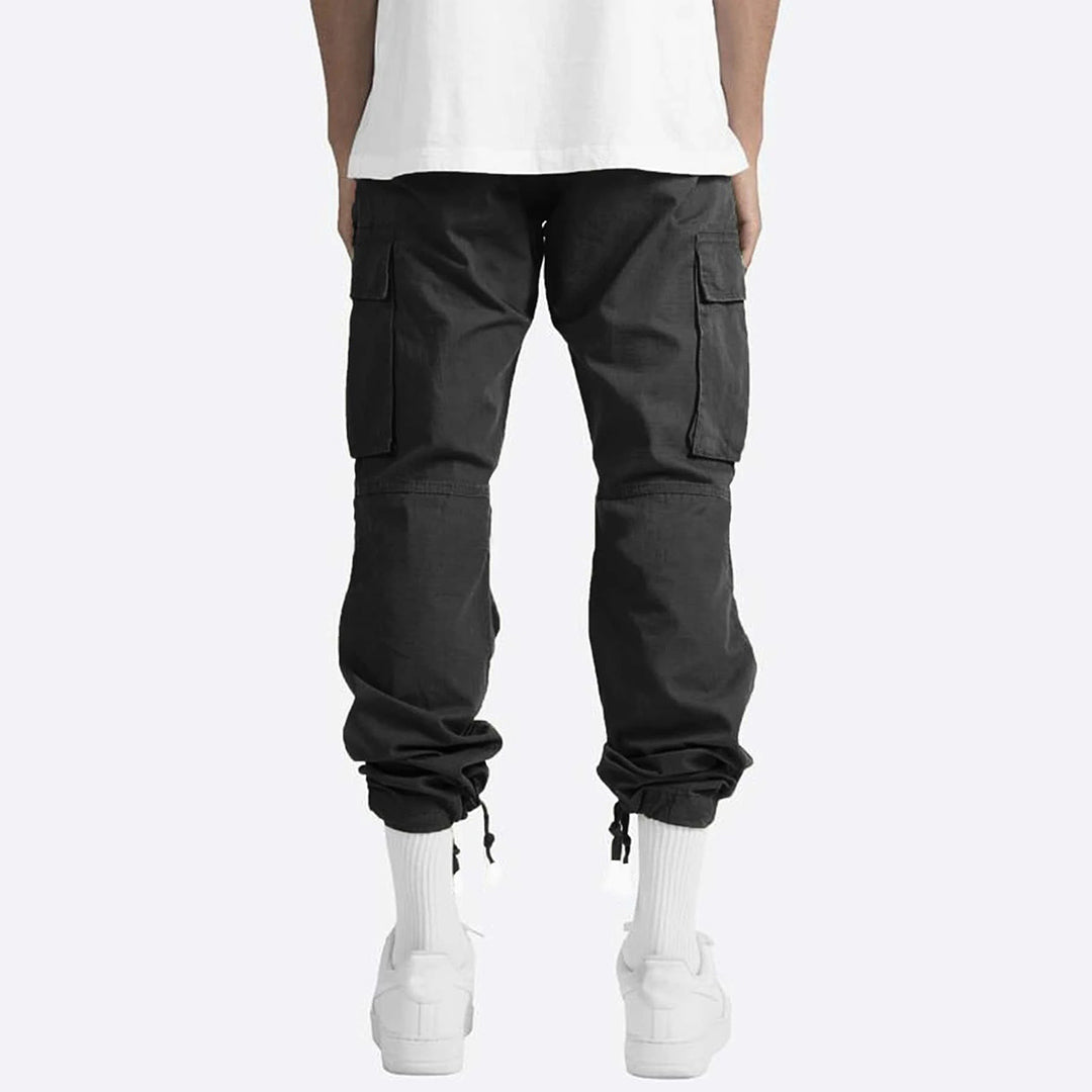 Men's Cargo Pants Green Size L Cotton 6