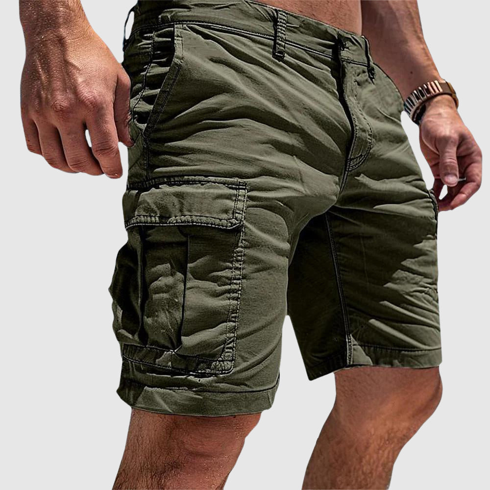 Men's Cargo Shorts Beige Size L Breathable Fabric 1