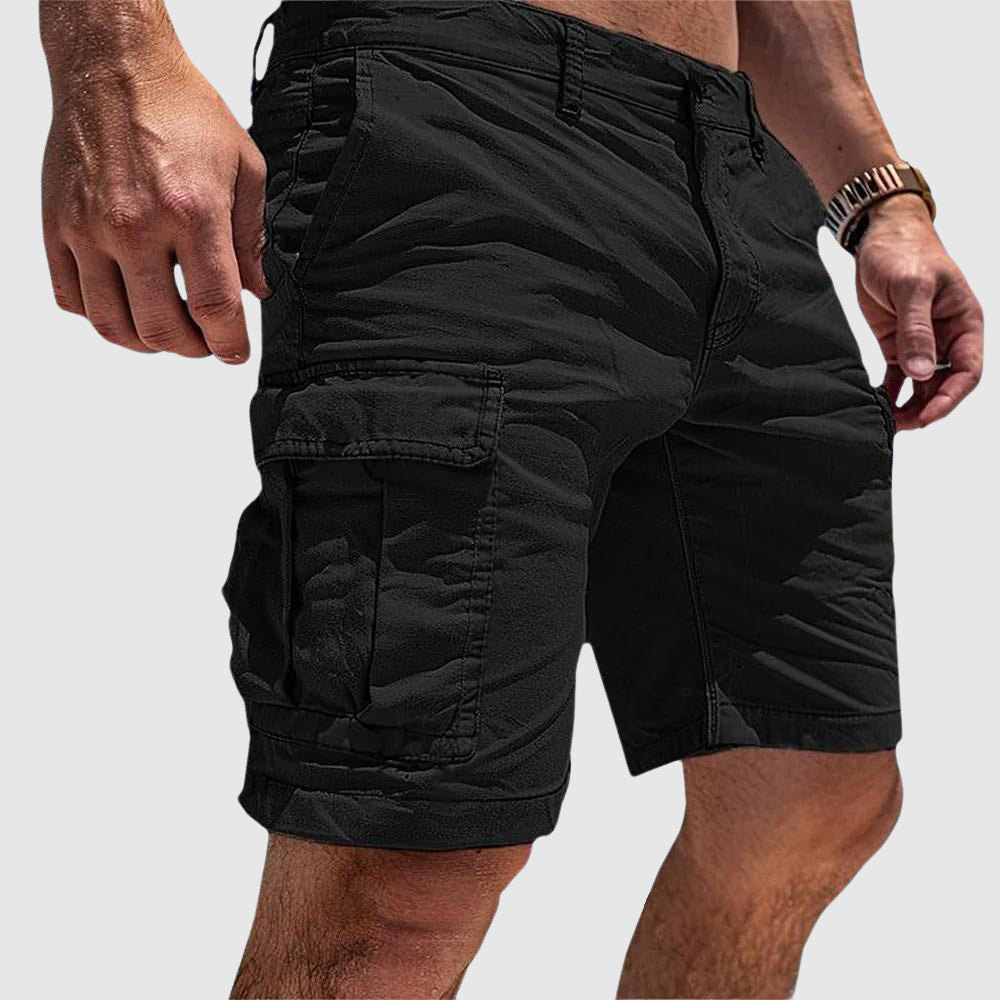 Men's Cargo Shorts Beige Size L Breathable Fabric 2