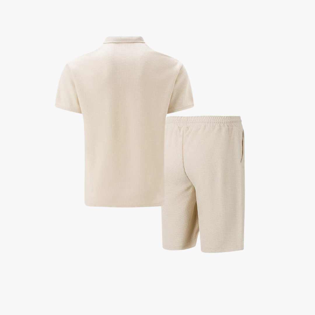Men's Co-ord Set Blue Size M Cotton 2