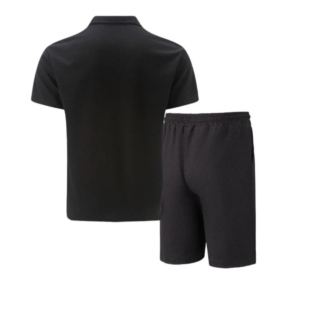 Men's Co-ord Set Blue Size M Cotton 5