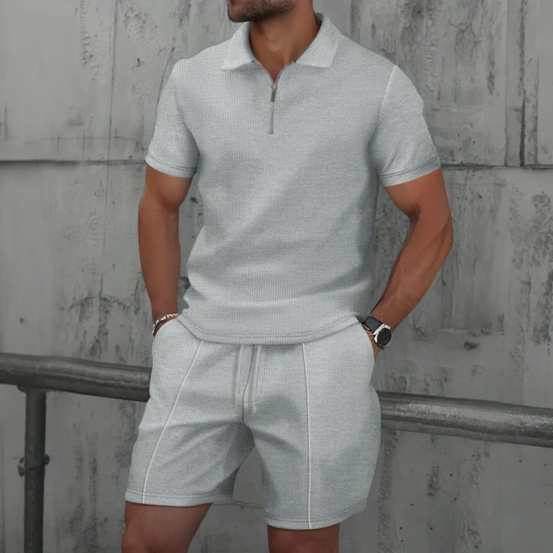 Men's Co-ord Set Blue Size M Cotton 6