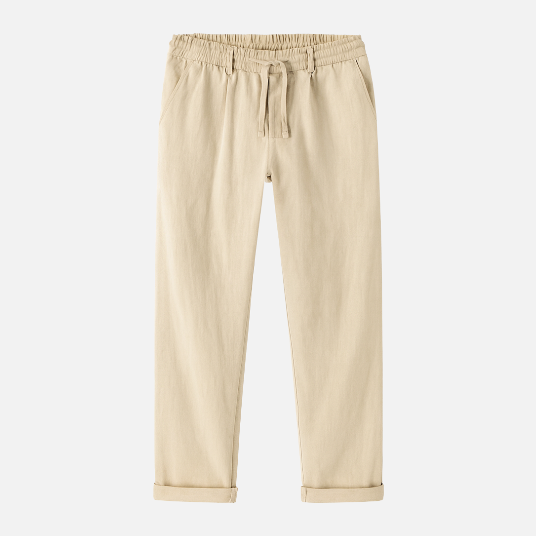 Men's Linen Pants Long Tight Fit