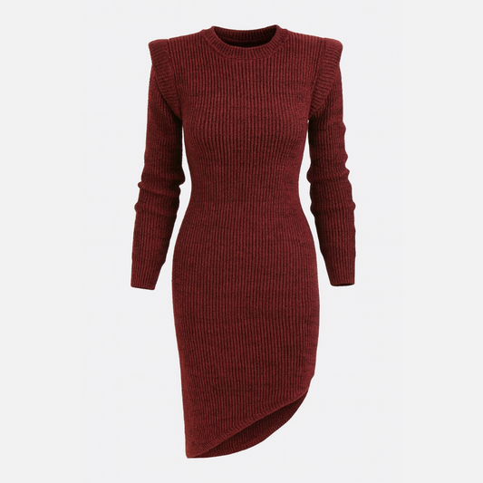 Women's Knitted Dress Warm Winter Fit
