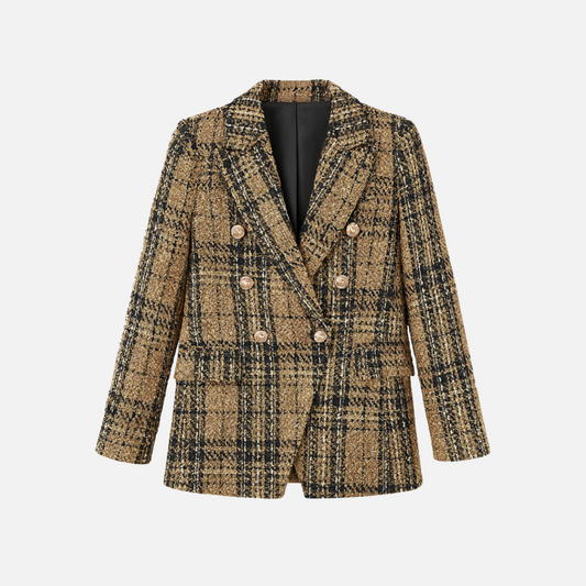 Women's Knitted Blazer Structured Lightweight Fit