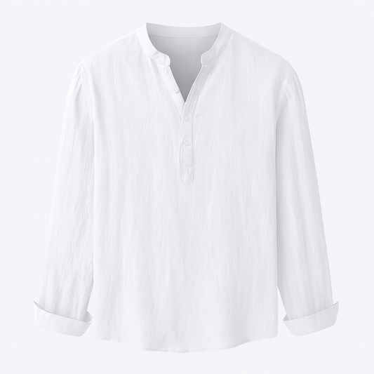 Men's Linen Shirt Long Sleeve
