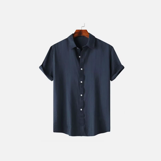 White Linen Button Down Shirt for Men – Lightweight Tailored Fit Casual and Formal Wear 0