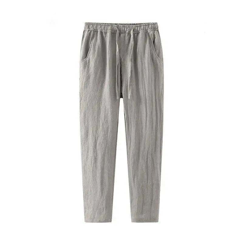 White Linen Pants for Women – Lightweight Relaxed Fit Summer Trousers 4