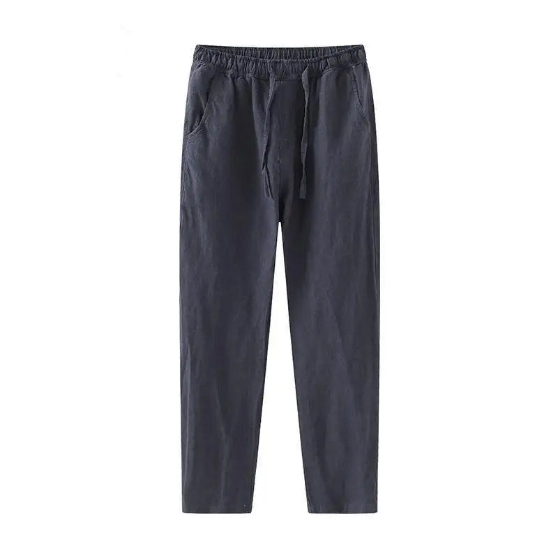White Linen Pants for Women – Lightweight Relaxed Fit Summer Trousers 5
